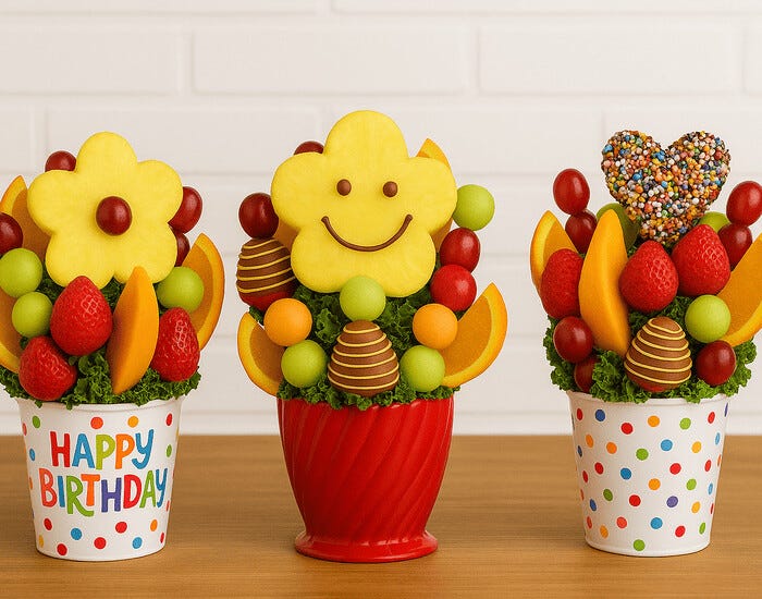 Fruit Bouquet and Shari's Berries